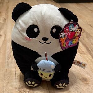 Panda Plush - Black and White
